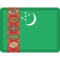 Turkmenistan emoji on Facebook